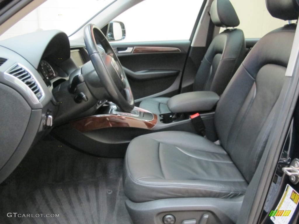 2009 Q5 3.2 Premium quattro - Deep Sea Blue Pearl Effect / Black photo #17