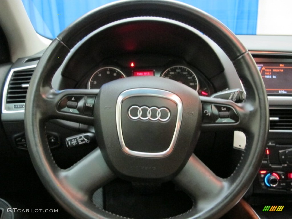 2009 Q5 3.2 Premium quattro - Deep Sea Blue Pearl Effect / Black photo #33