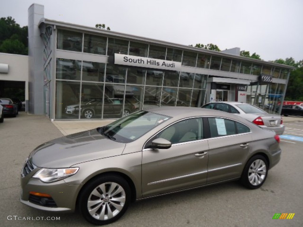 2009 CC Sport - Light Brown Metallic / Cornsilk Beige Two-Tone photo #1