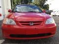 2002 Rally Red Honda Civic EX Coupe  photo #2