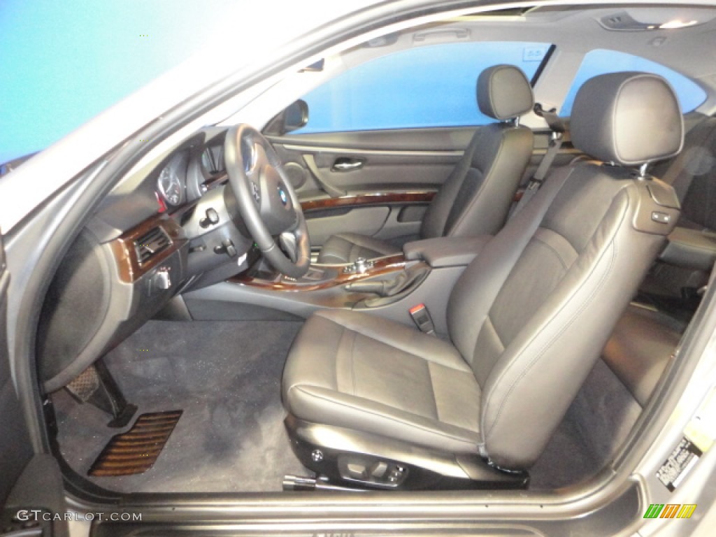 2011 3 Series 335i xDrive Coupe - Space Gray Metallic / Black Dakota Leather photo #12