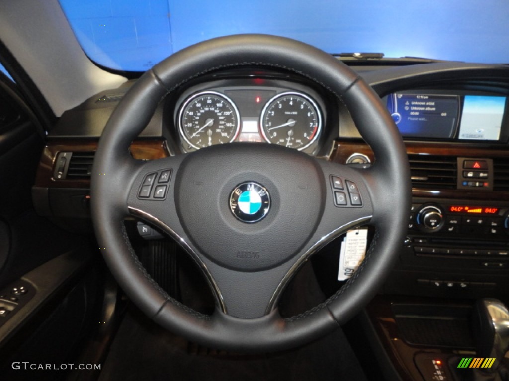 2011 3 Series 335i xDrive Coupe - Space Gray Metallic / Black Dakota Leather photo #14