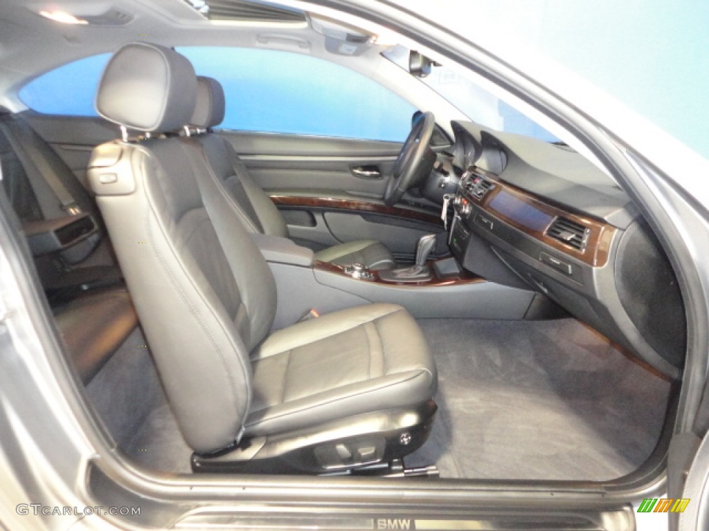 2011 3 Series 335i xDrive Coupe - Space Gray Metallic / Black Dakota Leather photo #22
