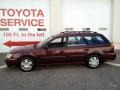 2001 Winestone Red Pearl Subaru Legacy L Wagon  photo #3