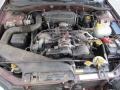 2.5 Liter SOHC 16-Valve Flat 4 Cylinder 2001 Subaru Legacy L Wagon Engine