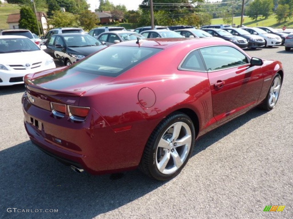 2011 Camaro SS/RS Coupe - Red Jewel Metallic / Beige photo #7