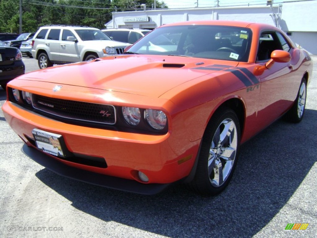 2009 Challenger R/T - HEMI Orange / Dark Slate Gray photo #1