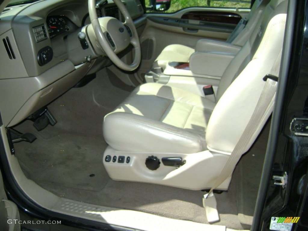 Medium Parchment Interior 2004 Ford Excursion Limited 4x4 Photo #70183760