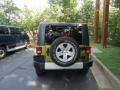 2010 Rescue Green Metallic Jeep Wrangler Unlimited Sahara 4x4  photo #6