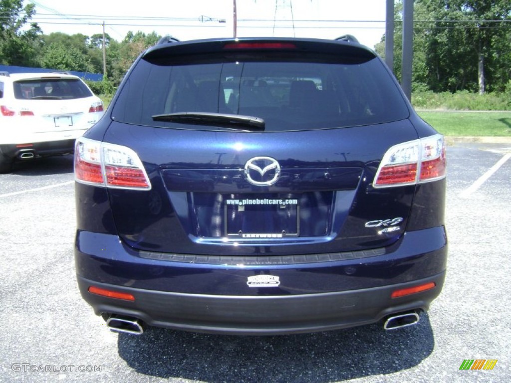 2010 CX-9 Touring AWD - Stormy Blue Mica / Sand photo #5