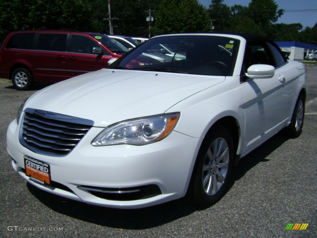 2012 200 Touring Convertible - Bright White / Black photo #1