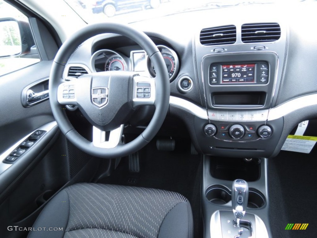 2013 Dodge Journey SXT Black Dashboard Photo #70185560