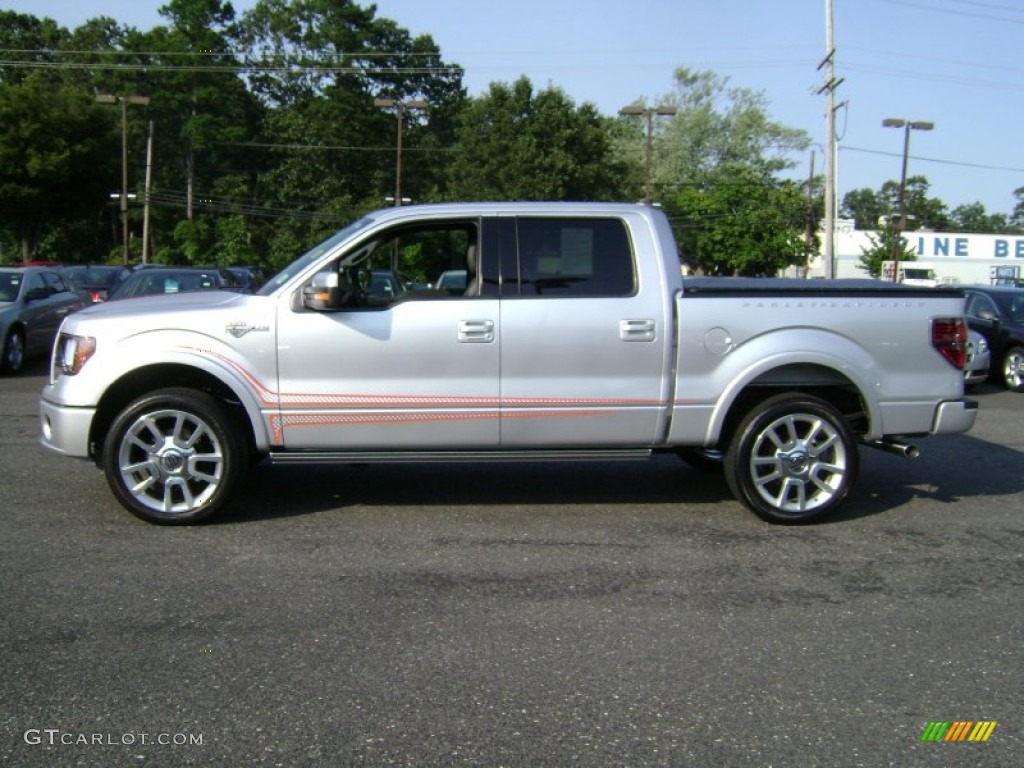 Ingot Silver Metallic 2011 Ford F150 Harley-Davidson SuperCrew 4x4 Exterior Photo #70185563