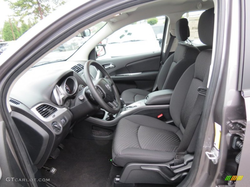 Black/Light Frost Beige Interior 2013 Dodge Journey SE Photo #70185629