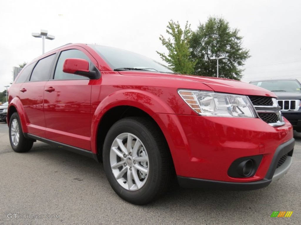 Bright Red 2013 Dodge Journey SXT Exterior Photo #70185719