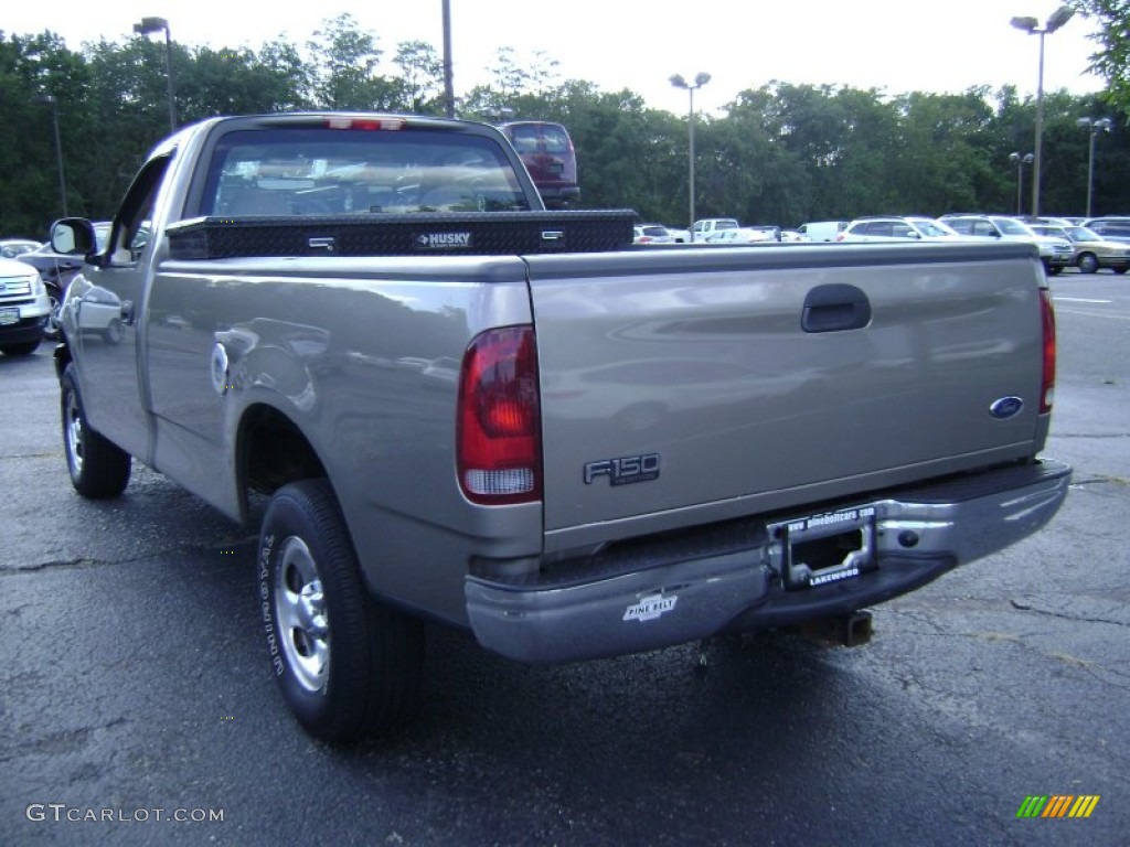 2004 F150 XLT Heritage Regular Cab 4x4 - Arizona Beige Metallic / Heritage Medium Parchment photo #6