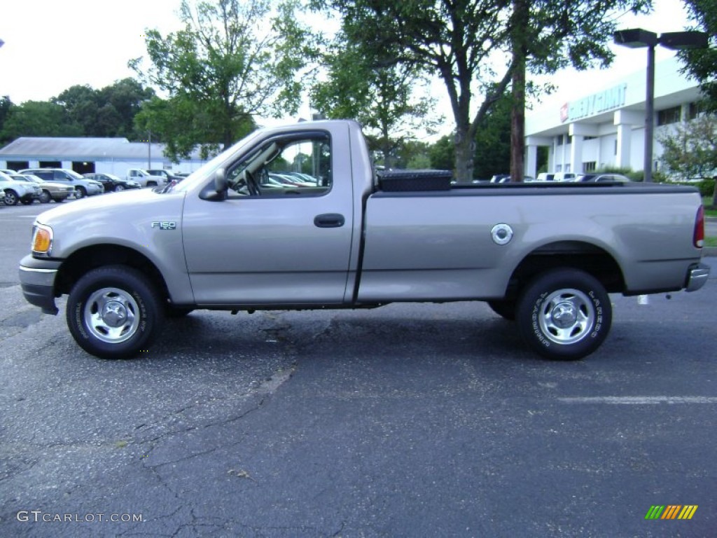 Arizona Beige Metallic 2004 Ford F150 XLT Heritage Regular Cab 4x4 Exterior Photo #70185902