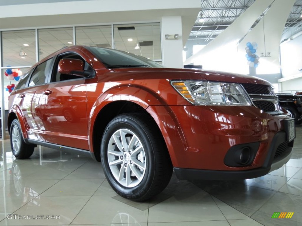 Copper Pearl 2013 Dodge Journey SXT Exterior Photo #70185935