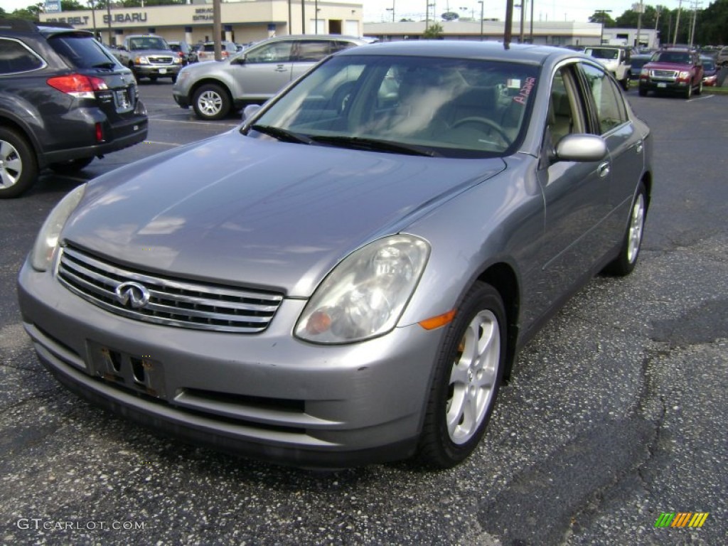 2004 G 35 x Sedan - Diamond Graphite Gray Metallic / Willow photo #1