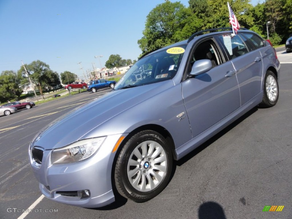 2009 3 Series 328xi Sport Wagon - Blue Water Metallic / Black photo #3