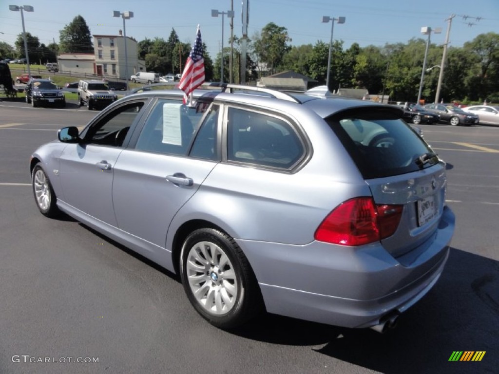 2009 3 Series 328xi Sport Wagon - Blue Water Metallic / Black photo #10