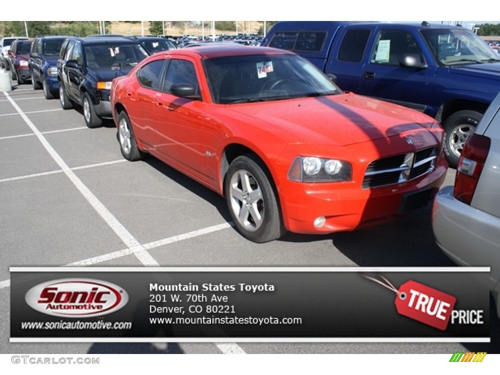 2009 Charger SXT AWD - TorRed / Dark Slate Gray photo #1