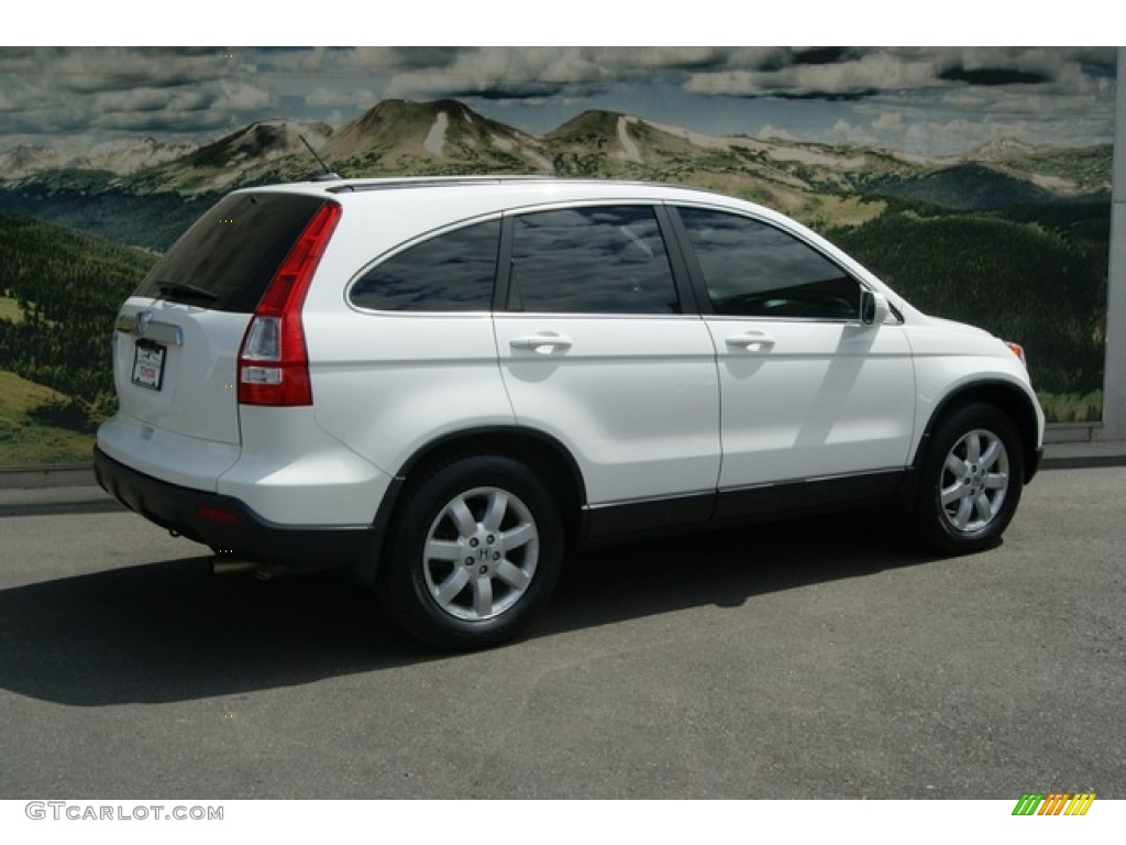 2008 CR-V EX-L 4WD - Taffeta White / Gray photo #3