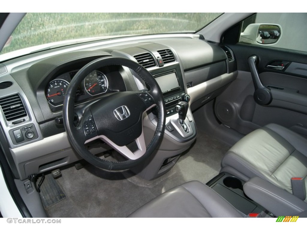 2008 CR-V EX-L 4WD - Taffeta White / Gray photo #9