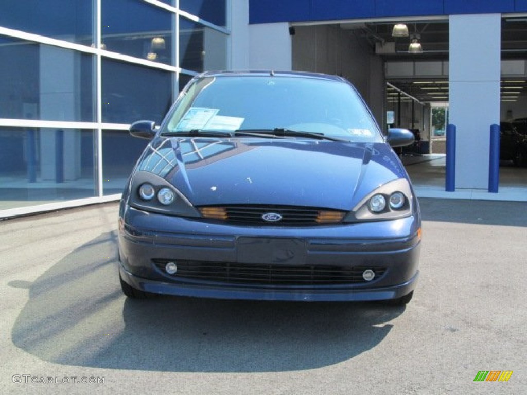 2001 Focus ZX3 Coupe - Twilight Blue Metallic / Medium Graphite Grey photo #6