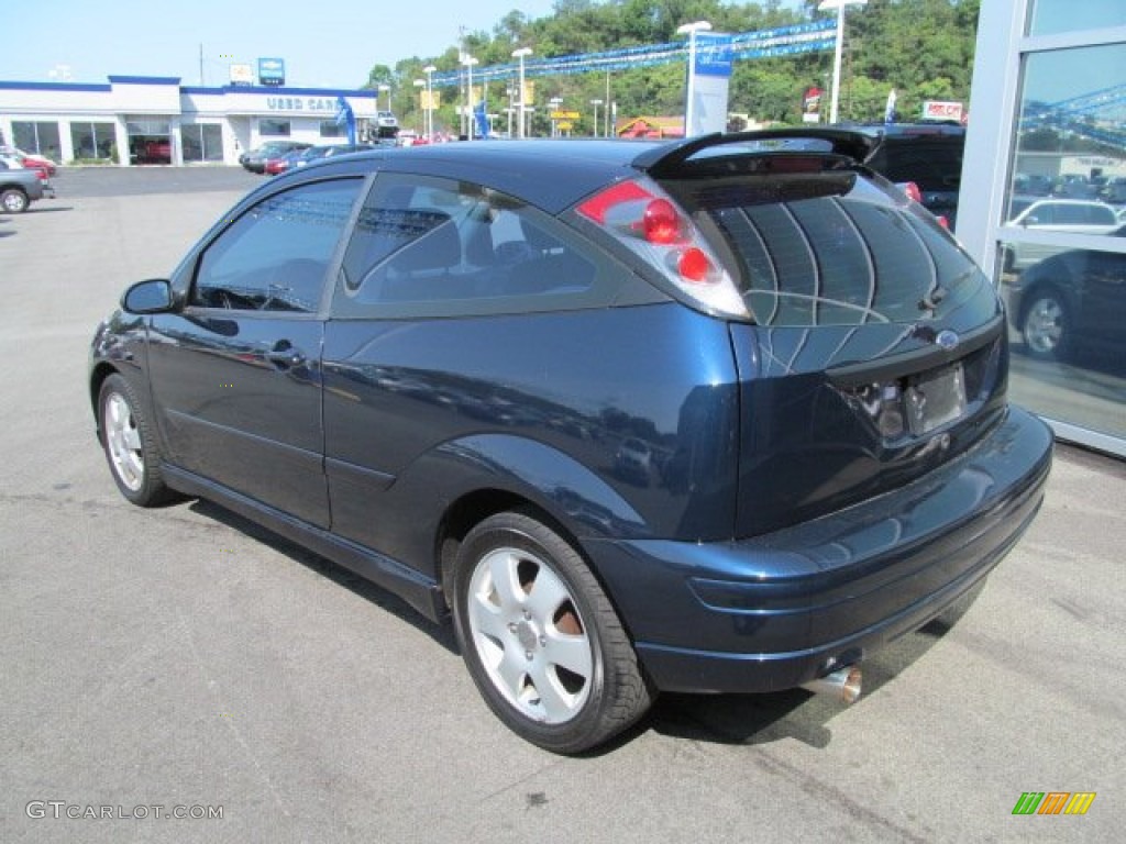 2001 Focus ZX3 Coupe - Twilight Blue Metallic / Medium Graphite Grey photo #11