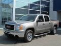 Steel Gray Metallic 2009 GMC Sierra 1500 Work Truck Crew Cab 4x4