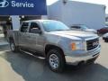 Steel Gray Metallic - Sierra 1500 Work Truck Crew Cab 4x4 Photo No. 5