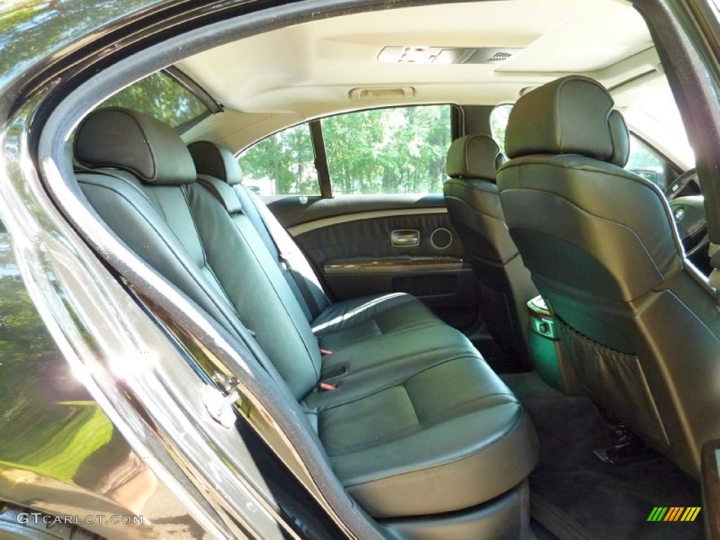 2005 7 Series 745i Sedan - Black Sapphire Metallic / Black/Black photo #25