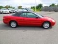 Inferno Red Tinted Pearl 2003 Chrysler Sebring LX Convertible Exterior