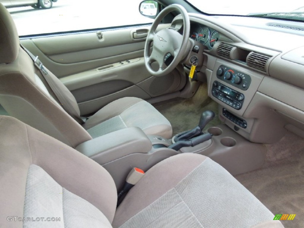 Taupe Interior 2003 Chrysler Sebring LX Convertible Photo #70191188