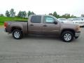 2008 Medium Brown Metallic GMC Sierra 1500 SLE Crew Cab 4x4  photo #3