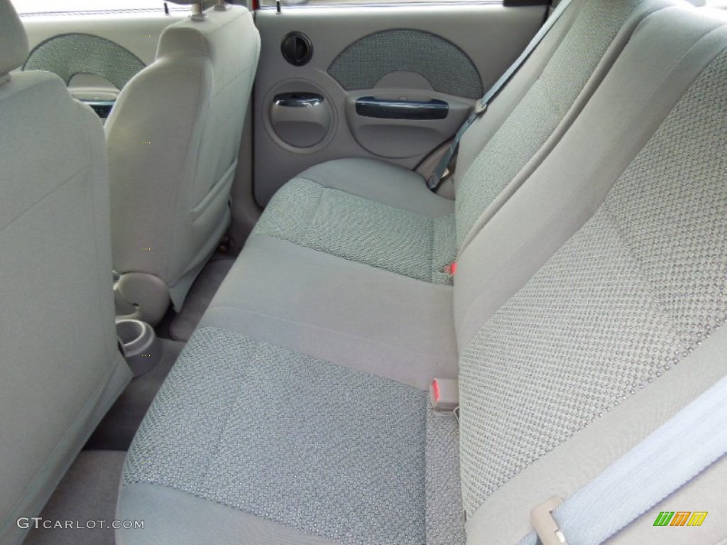 2004 Chevrolet Aveo LS Sedan Rear Seat Photo #70191332