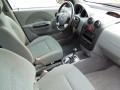 Gray 2004 Chevrolet Aveo LS Sedan Interior Color