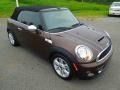 2011 Hot Chocolate Metallic Mini Cooper S Convertible  photo #2