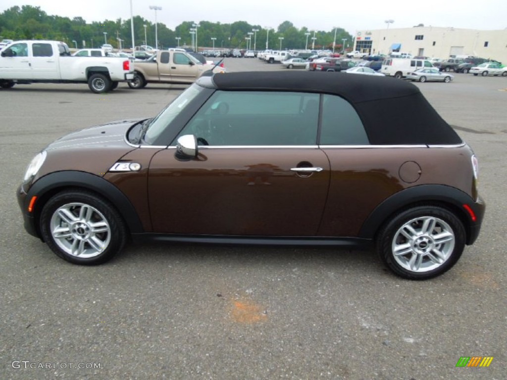 Hot Chocolate Metallic 2011 Mini Cooper S Convertible Exterior Photo #70191605