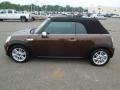 2011 Hot Chocolate Metallic Mini Cooper S Convertible  photo #6