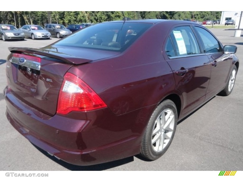 2012 Fusion SEL - Bordeaux Reserve Metallic / Charcoal Black photo #1