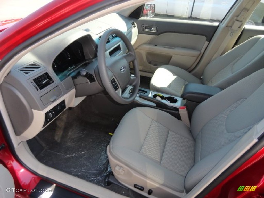 Medium Light Stone Interior 2012 Ford Fusion SE Photo #70193231