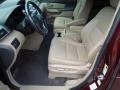 Front Seat of 2011 Odyssey Touring