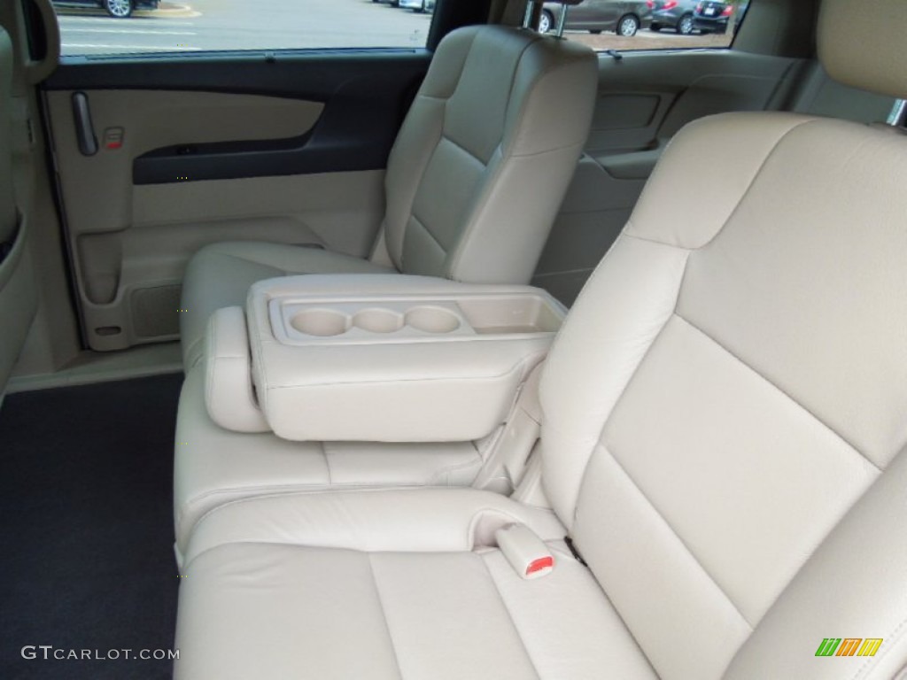 Beige Interior 2011 Honda Odyssey Touring Photo #70194041