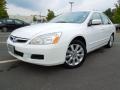 2007 Taffeta White Honda Accord EX-L V6 Sedan  photo #1