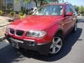Flamenco Red Metallic 2004 BMW X3 2.5i