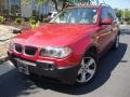 2004 Flamenco Red Metallic BMW X3 2.5i  photo #1