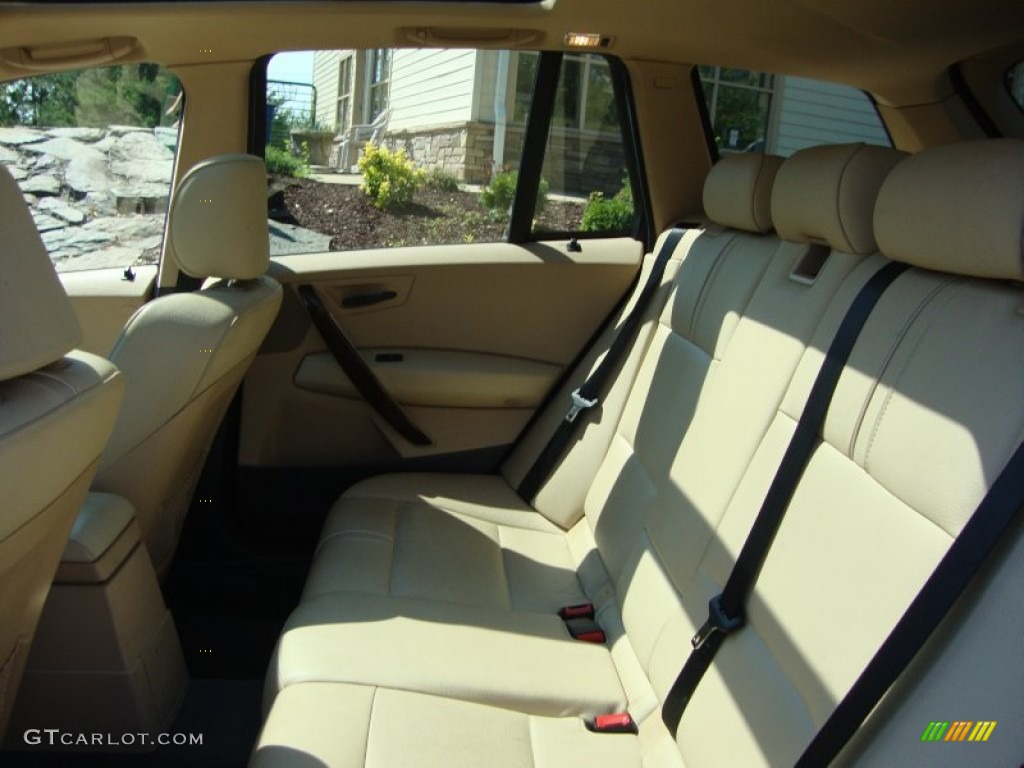 Sand Beige Interior 2004 BMW X3 2.5i Photo #70197967