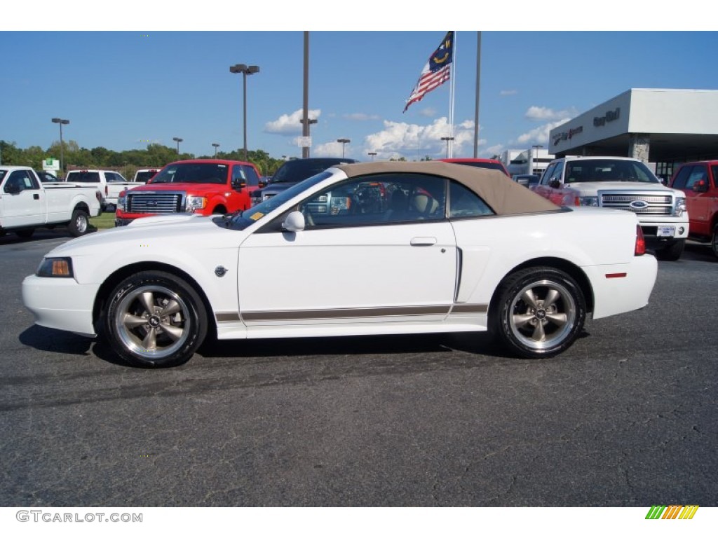 2004 Mustang GT Convertible - Oxford White / Medium Parchment photo #5